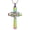 Rainbow, variant on Religious Cross Urn Necklace for Ashes - Rose Flower Ashes Memorial Pendant Cremation Jewelry for Human / Pet Ashes Keepsake Gift for Loss of Loved One