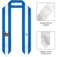 thumbnail image 2 of Class of 2024 Nicaragua Flag Graduation Stoles Shawl Sash Scraf For Study Aboard International Students Graduation's Day, 2 of 6