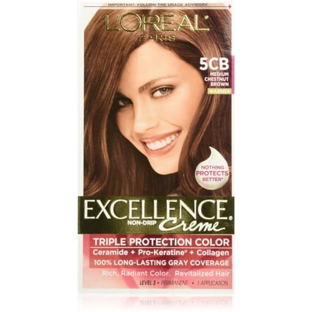 L Oreal Paris Excellence Creme Haircolor Medium Chestnut Brown 5cb Warmer 1 Ea Pack Of 2 L Oreal Paris Excellence Creme Haircolor Medium Chestnut Brown 5cb Warmer 1 Ea Pack Of 2