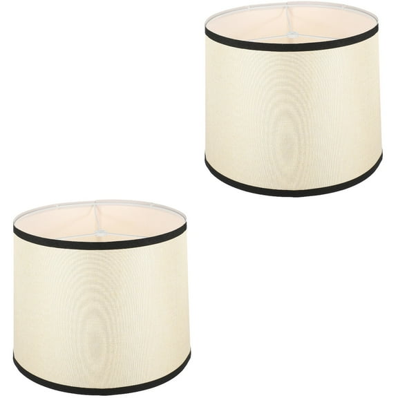 OUNONA 2pcs Round Lamp Cover Floor Light Shade Replacement Cloth Floor Lamp Lampshade