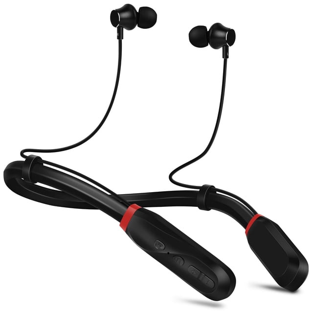 Auriculares Bluetooth TERUBIN Neckband 120H Playtime Black