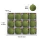 thumbnail image 2 of Adornos de bolas de Navidad de terciopelo Paquete de 12 | Adornos colgantes decorativos de plástico marrón flocado de 2.4" | Duradero, fácil de colgar, textura elegante | Decoración de árbol de, 2 of 6