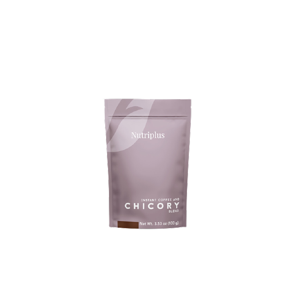 Nutriplus Chicory. Instant coffee & chicory blend. Chicory roots ground