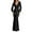 Black, variant on Wedding Guest Dresses for Womens Fishtail Evening Dresses Embroidered Sleeveless V Neck Wedding Bridesmaid Long Dress Floor Length Gowns Party Dresses for Women 2024 Formal Dress Black L
