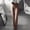 Khaki, variant on AOOCHASLIY Fall Clothes Pants Women Fashion Solid Breathable Elasticity Leggings Bell-bottoms