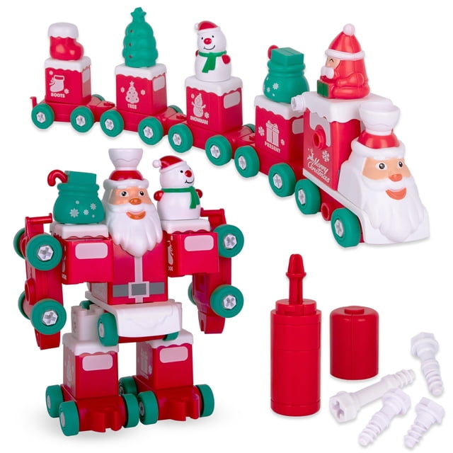 Set de bloques de construcción ArtCreativity Transforming Santa Toy