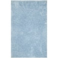 thumbnail image 4 of SAFAVIEH Supreme Charlton Solid Plush Polyester Shag Area Rug, Light Blue, 5' x 8', 4 of 9