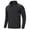 2-Black, variant on Xidunhg Men's Running Shirts Long Sleeve Athletic Shirt Lightweight Quick Dry Quarter Zip Pullover for Men Workout Gym Golf
