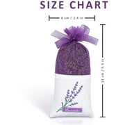 Lavender Sachet - Moth Repellent Sachets (8 Pack) Home Fragrance for Drawers and Closets. Natural Clothes Moths Repellant Dried Lavendar Flowers with Long-Lasting Aroma