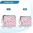 thumbnail image 4 of FORMRS 13-13.3 inch Laptop Sleeve Case Soft Carrying Quilted Computer Bag Cover, Pink Halloween, 4 of 7
