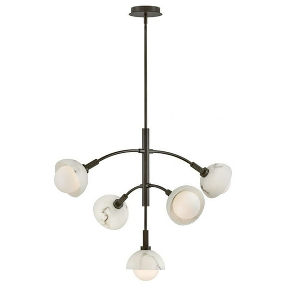 Hinkley Lighting - Phoebe - 25W 5 LED Large Chandelier In Modern Style-26.25