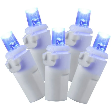 Holiday Time 200 Slow Shimmering LED Icicle Lights Blue ...