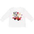thumbnail image 3 of Inktastic Happy 5th Birthday -red Racing Car Boys or Girls Long Sleeve Toddler T-Shirt, 3 of 5