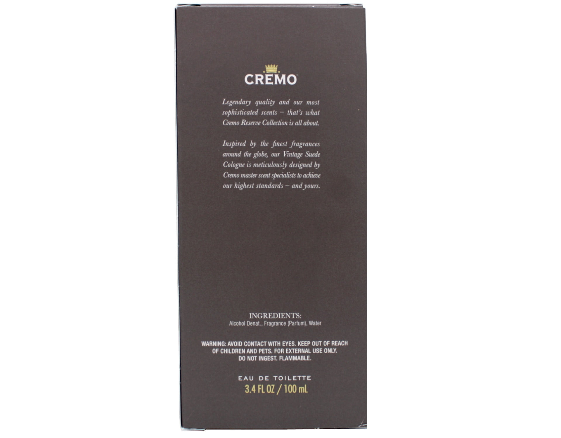 Cremo Cologne for Men, Reserve Collection, No. 21 Bold Exotic, Vintage Suede, 3.4 fl oz