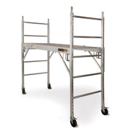 Metaltech I-CAISC Lightweight 6 Ft. Aluminum Baker Style Utility Scaffold
