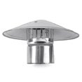 thumbnail image 1 of 4/6/8 Inch Stove Pipe Chimney Cap - Fireplaces Rain Hat, Smokeware Zinc Alloy Mushroom-Shaped, 1 of 5