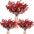 thumbnail image 3 of Christmas Berries Branches 10 Pcs Artificial Flowers Faux Berries Flower for Christmas DIY Floral Christmas Decorations, 3 of 3