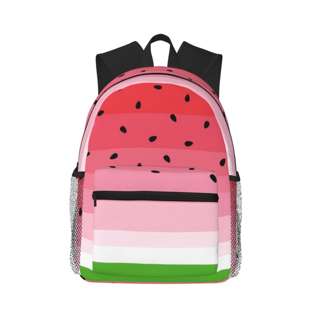 Disketp Watermelon Mochila Ligera Clásica con Múltiples Bolsillos, Mochila Casual para Hombre y Mujer, Ideal para Escuela, Trabajo y Viajes