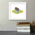 thumbnail image 4 of Gallery Pops Saturday Night Live - Ambiguously Gay Duo Flight Graphic Wall Art, White Framed Version, 12" x 12", 4 of 5