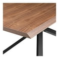 thumbnail image 4 of Oslo Dining Table Walnut-Color:Dark Brown,Style:Mid-century modern, 4 of 4