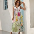 thumbnail image 5 of Watercolor Wildflowers Spring Summer (1) Sleeveless Dress Summer Women Clothes Dress for Pregnant Women Dresses, 5 of 9