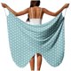thumbnail image 3 of TaTaai Women Solid Color Sheer Chiffon Beach Cover Up Wrap Sarong Long Skirt with Tie Waist Lightweight Flowy Dress for Swimwear Vacation Pool Party Wear Gift, 3 of 9