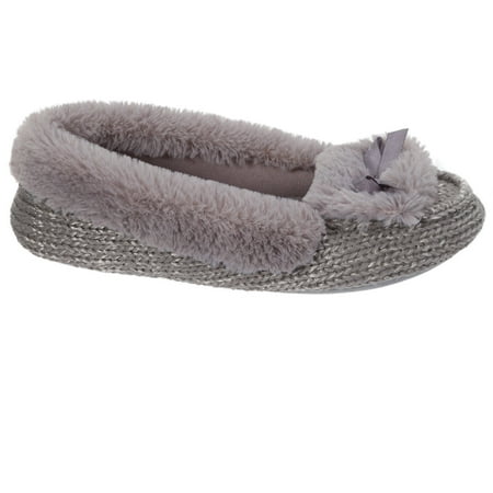 Dear Foams Womens Dear Foam Sequin Knit Moc