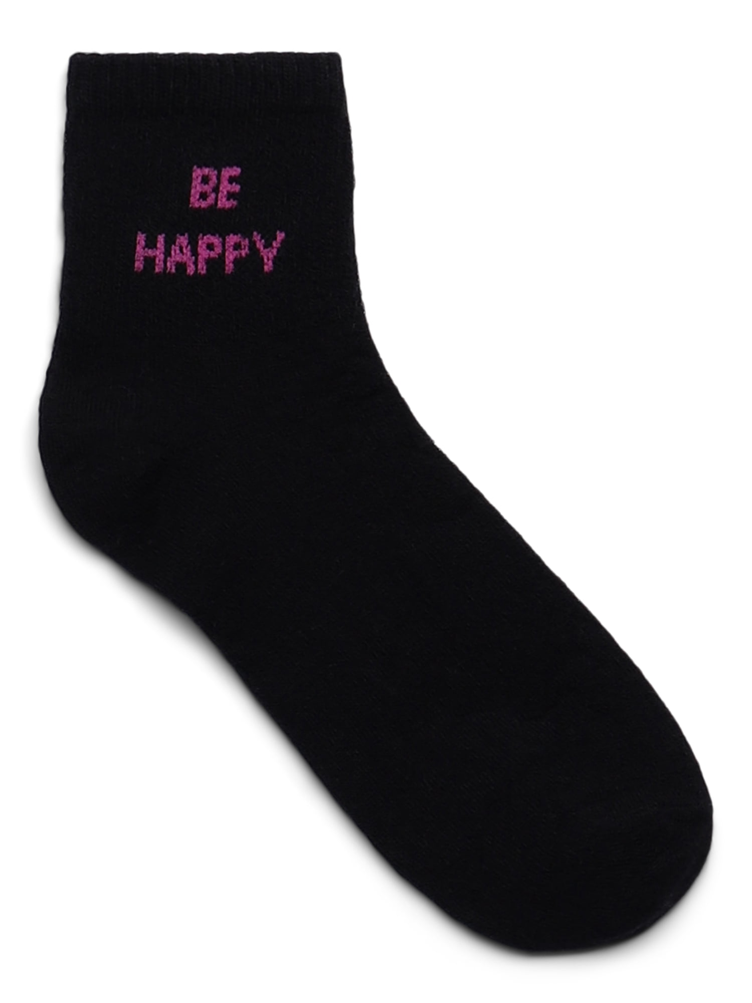 No Boundaries Ankle Socks, 3-Pack, Women's, Size 4-10
