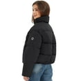 thumbnail image 2 of Women's Cropped Puffer Jacket Long Sleeve Lightweight Quilted Winter Jacket Packable Coats, 2 of 6