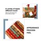 thumbnail image 3 of Yuarrent 10 Uds papel de regalo de Navidad interesante Vintage DIY paquete de regalo de Navidad Prop Kraft paquete de hojas de papel accesorios Kits de decoración para fiestas, 3 of 6