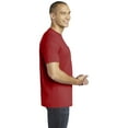 thumbnail image 4 of Gildan Ultra Cotton Pocket T-Shirt for Unisex GR23 Undershirts Lightweight Longer Length Crewneck Tee Red, M, 4 of 5