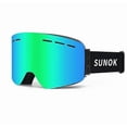 thumbnail image 1 of (Green)Ski Snowboard Goggles 100% Uv400 Anti Fog Double Lens Goggles, 1 of 3