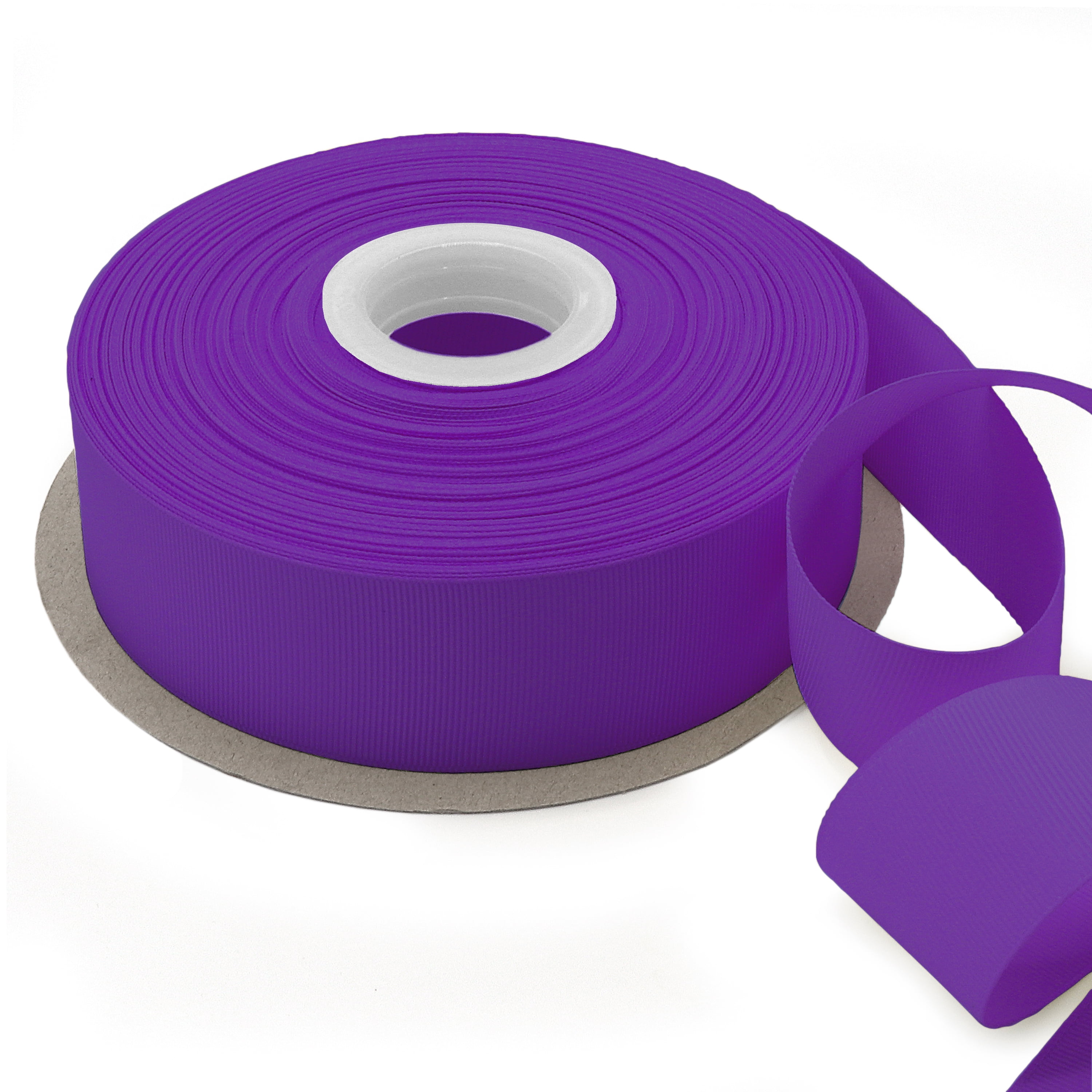 GWEN STUDIOS Grosgrain Purple Polyester Ribbon, 150' x 1.5"