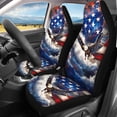thumbnail image 3 of Pzuqiu Eagle Seat Protection Cover Full Set Car Seat Covers Full Set, Fashion Easy to Install Front and Rear Seat Cover Set Fit for Sedans Cars SUV, 3 of 10
