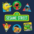 thumbnail image 2 of Men's Sesame Street Character Shapes  Graphic T-Shirt, 2 of 4
