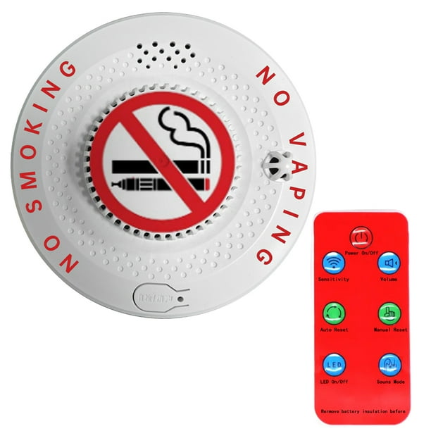 Alarma Incendio Humo Detectores Baterías para Y Rojo