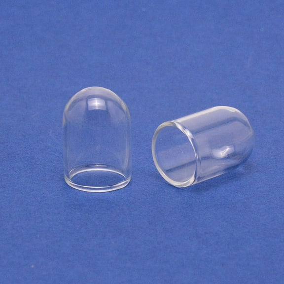 10pc Mini Glass Dome Glass Display Cover Clear 29x20mm Inner Diameter: 16.3mm DIY