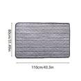 thumbnail image 4 of Pet Cooling Mat for Dogs, Medium Reusable Dog Home Mat Extra Large Easy-Fold Pet Cool Pad for Home Travel, Self Cooling Pad for Cats in Hot Summer Cool Pad for Dogs (Dark Grey, 110 * 80cm), 4 of 4