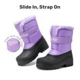 thumbnail image 6 of DREAM PAIRS Kids' Snow Boots, Waterproof Winter Boots with Warm Faux Fur Lining, Mid-Calf Outdoor Boots with Anti-Slip Outsole, 6 of 6