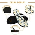 thumbnail image 3 of Unisex Comfort Flip Flops Summer Thong Sandals Non Slip Soles Flip Flop for Beach, Pool, and Daily Wear Small Triangles and Diamond Shapes XS, 3 of 8