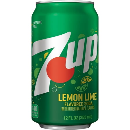 7UP Caffeine Free Lemon Lime Soda Pop, 12 fl oz, 24 Pack Cans