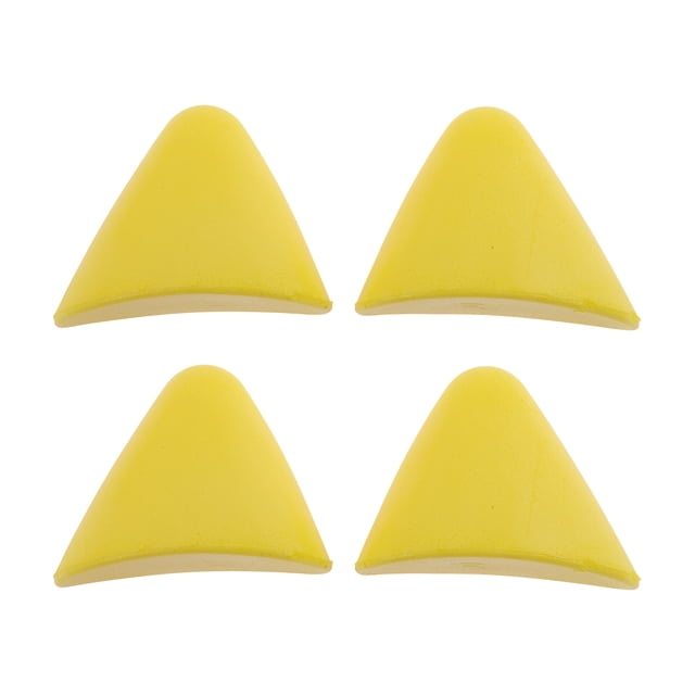 Ofertas Únicas 2 Pares de Tapones para Dedos Removibles Convenientes Amarillo Talla Única