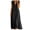 Black, variant on Gubotare Cotton Linen Summer Dress for Women, Sleeveless Round Neck Maxi Dress Flowy Sundress (Pink,M)