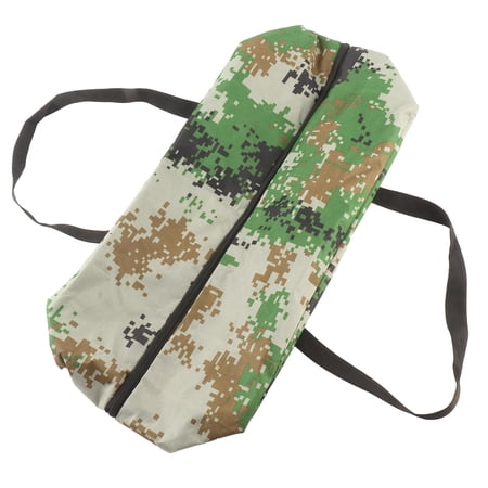 Xirurus Water-Resistant Nylon Bait & Tackle Carry Bag - Durable Tear-Proof 18.1"×10.2" with Metal Zippers & Handy Handles