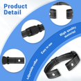 thumbnail image 3 of Reflective Shock Collar Replacement Strap, Dog GPS Training Bark Receiver Collars, Heavy Duty Replacement Collar for Shock Training, E Collars Straps for Small Medium Large Dogs (2.5 cm Wide), 3 of 7