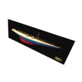 thumbnail image 3 of Old Modern Handicrafts Rainbow Half-Hull Scaled Model Boat Yacht Handmade, 3 of 4