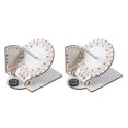 thumbnail image 1 of 2pcs Sundial Clocks Sundial Wooden Scientific Models Sundial Desktop Ornaments, 1 of 8