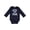 Navy, variant on Scottish Pride Scotland Flag Boys or Girls Long Sleeve Baby Bodysuit