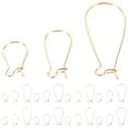 thumbnail image 1 of FRCOLOR earring hooks Assorted Color Metal Earring Hooks for Jewelry Making Smooth and Lightweight Design 300pcs,1.5"X0.63"X0.08", 1 of 5