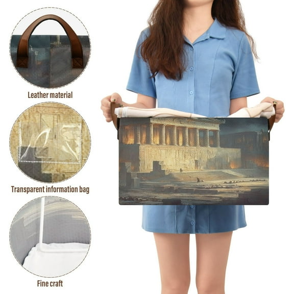 BZSMCE Collapsible Fabric Cube Storage Bins Magnificent Ancientd Relic Design Pattern Storage Box